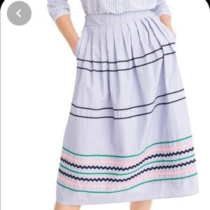 NWT J Crew midi skirt